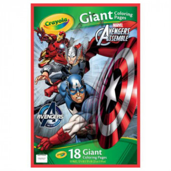 CRAYOLA - COLORING - GIANT BOOK - AVENGERS